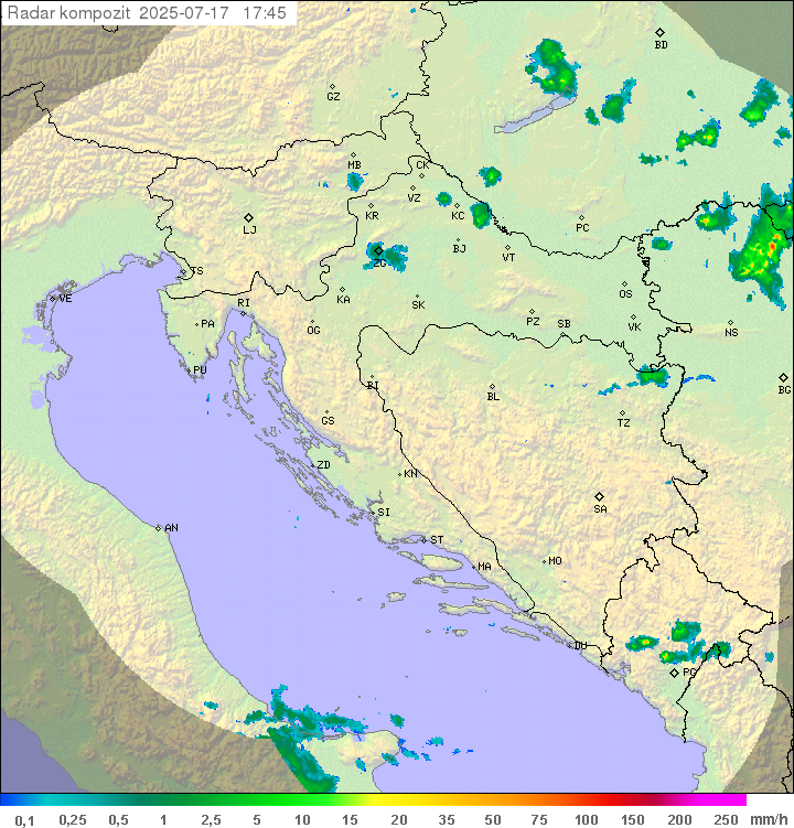 Padavine Hrvaška