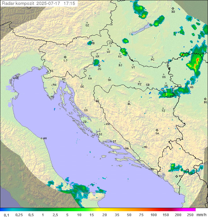 Padavine Hrvaška