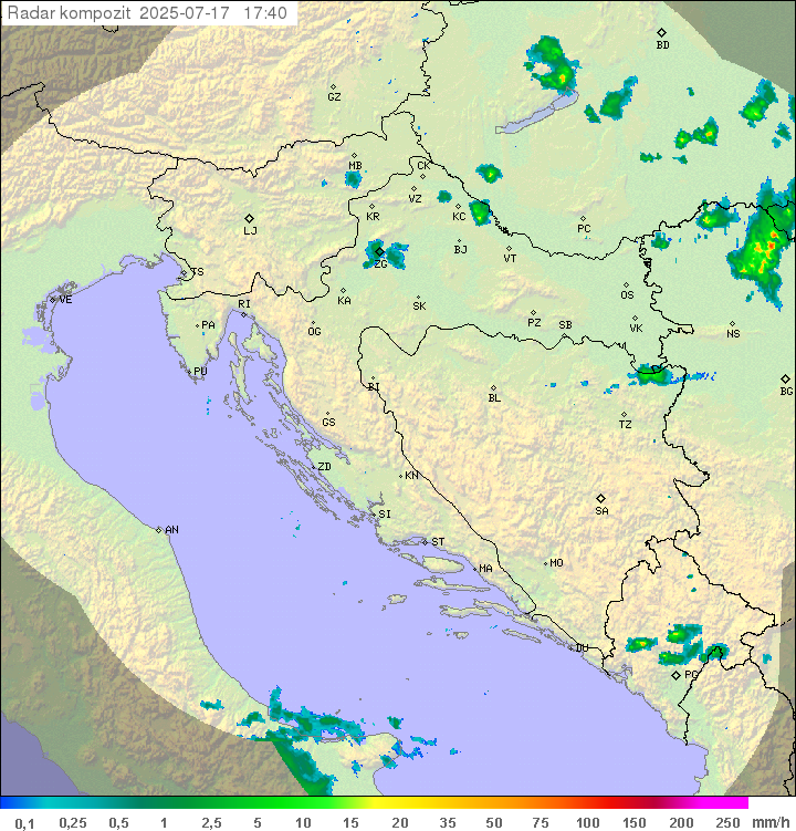 Padavine Hrvaška