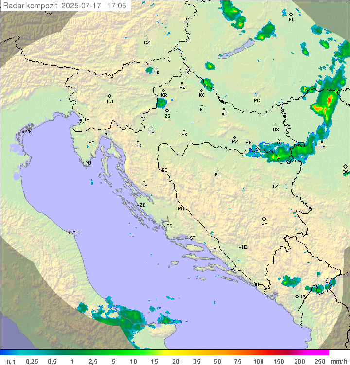 Padavine Hrvaška