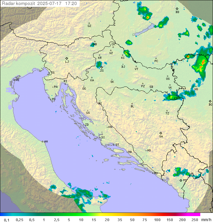 Padavine Hrvaška