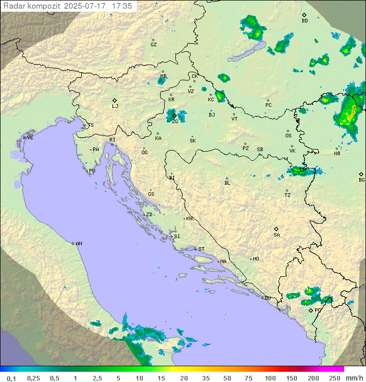 Padavine Hrvaška