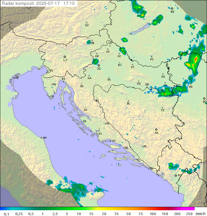 Padavine Hrvaška