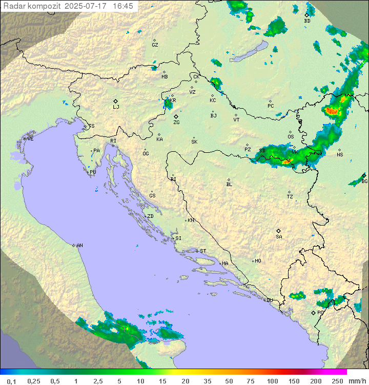 Padavine Hrvaška