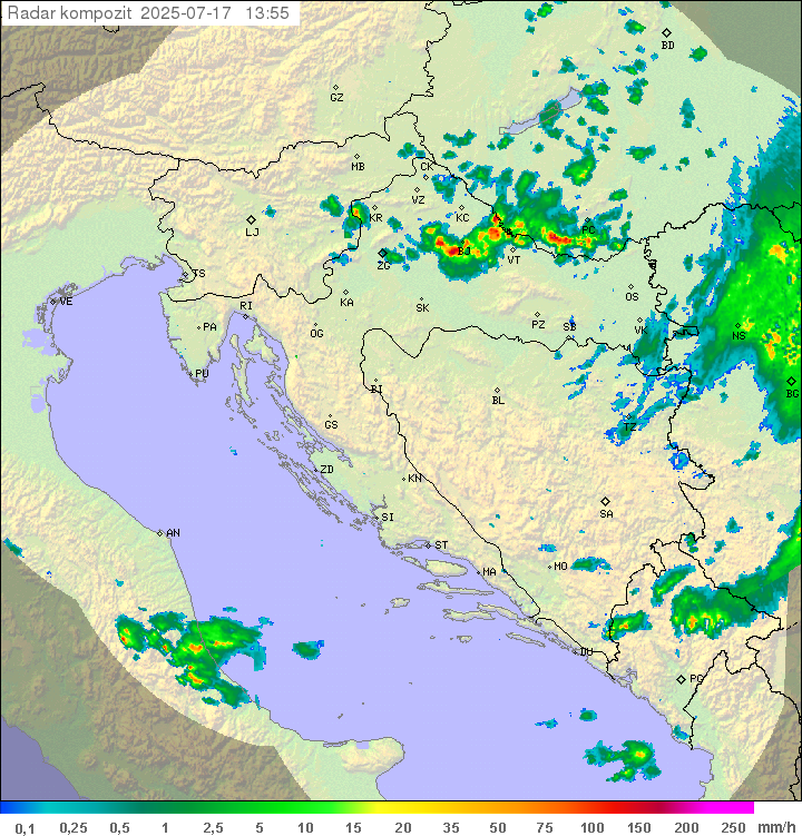 Padavine Hrvaška