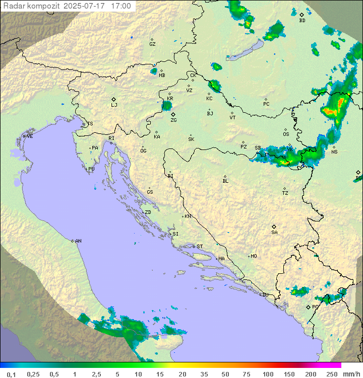 Padavine Hrvaška