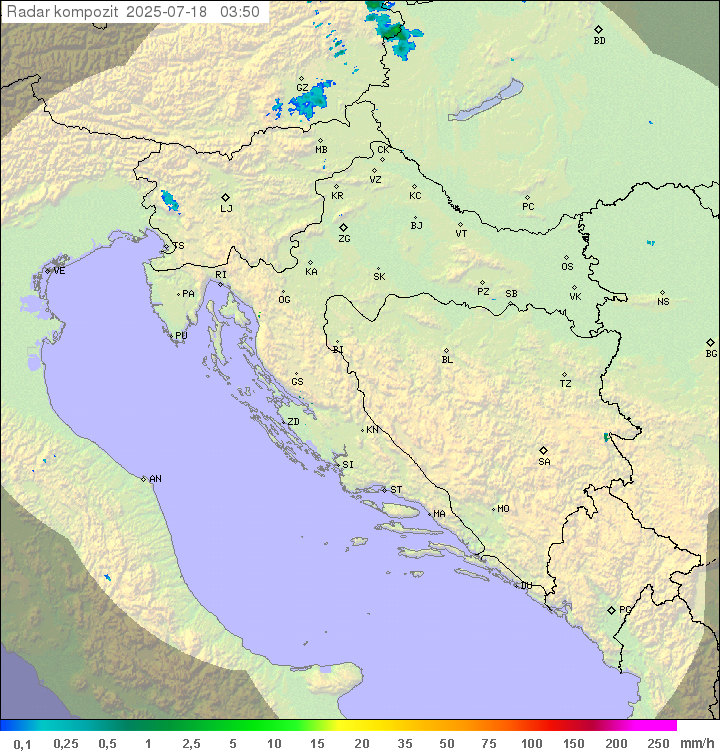 Padavine Hrvaška