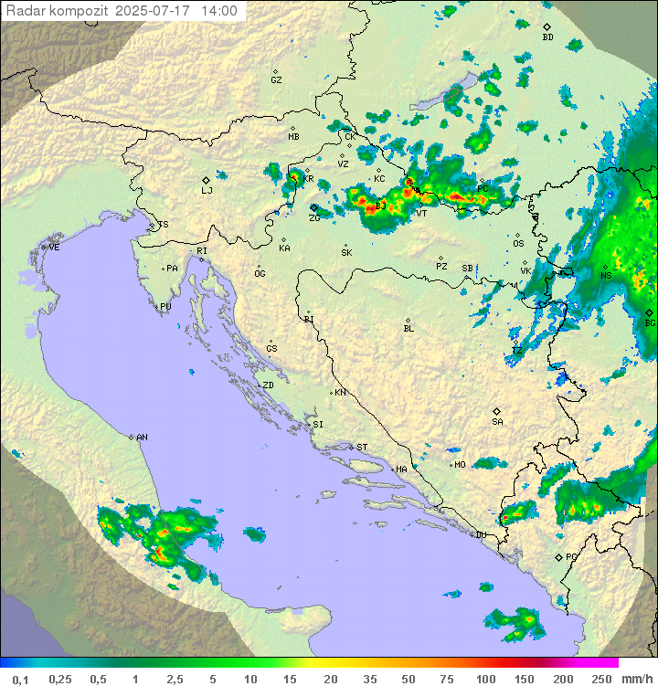 Padavine Hrvaška