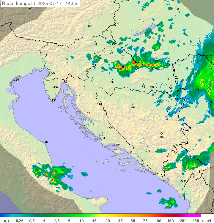 Padavine Hrvaška