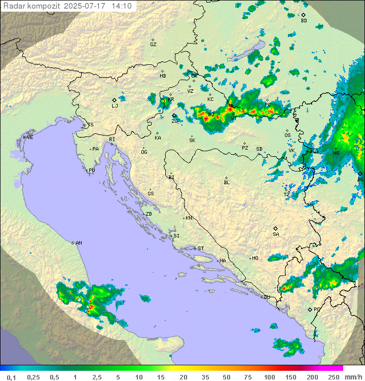 Padavine Hrvaška