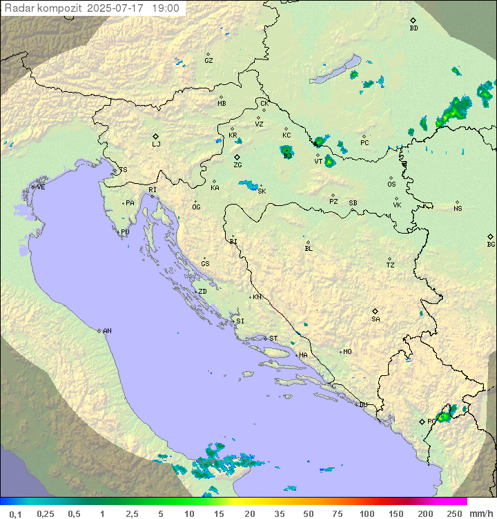 Padavine Hrvaška