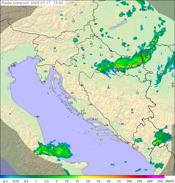Padavine Hrvaška