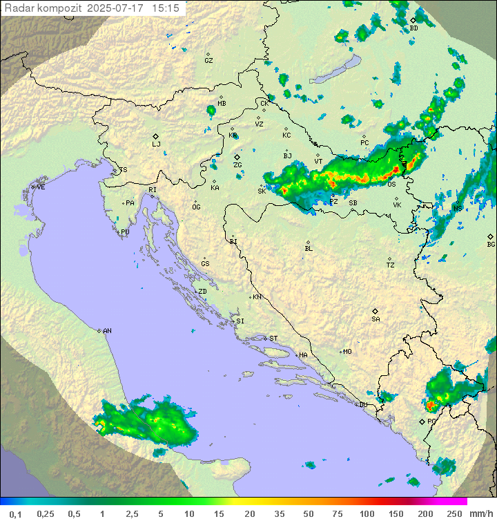 Padavine Hrvaška