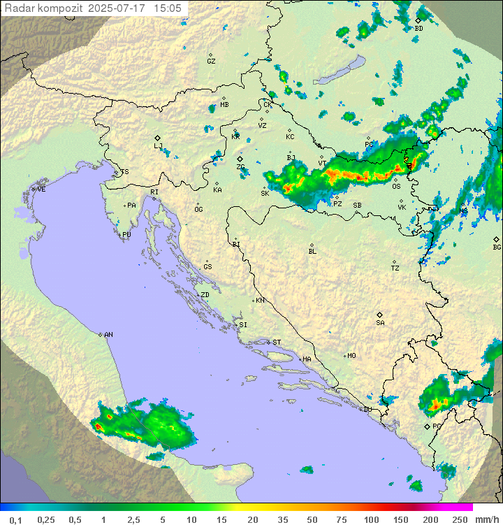 Padavine Hrvaška