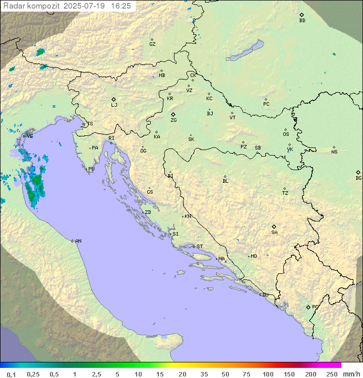 Padavine Hrvaška