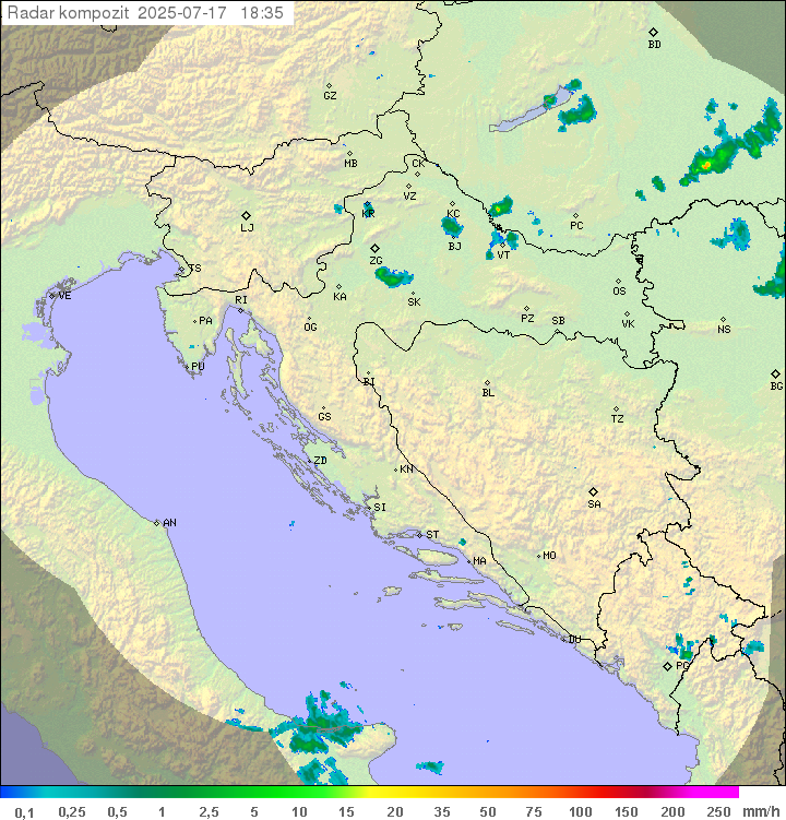 Padavine Hrvaška