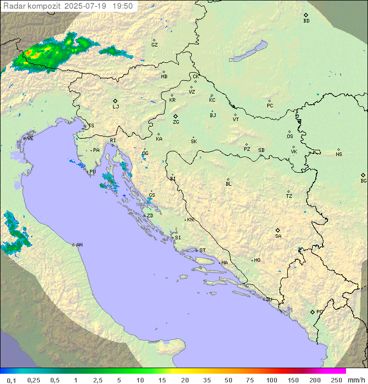 Padavine Hrvaška