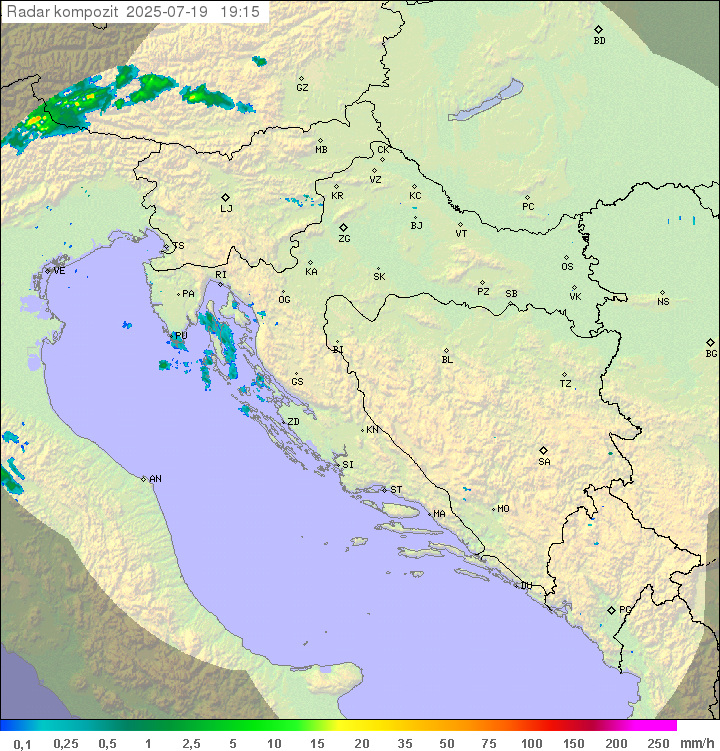 Padavine Hrvaška