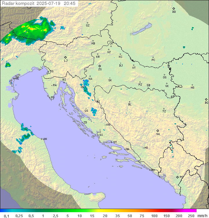 Padavine Hrvaška