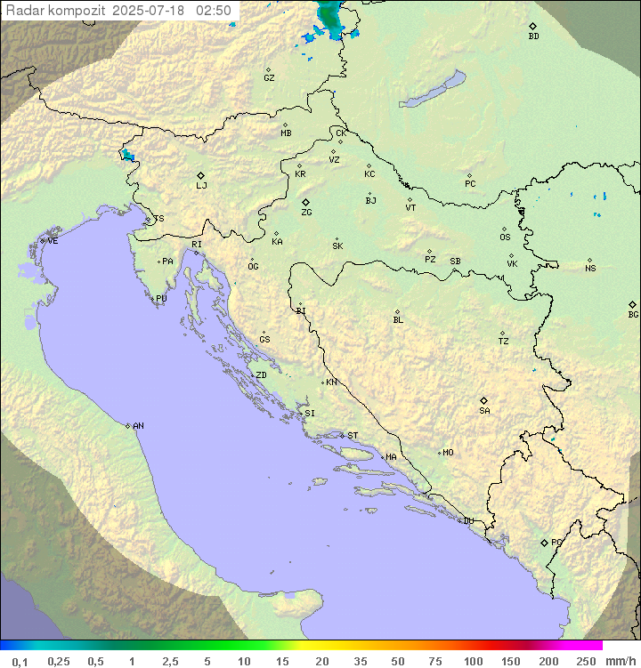 Padavine Hrvaška