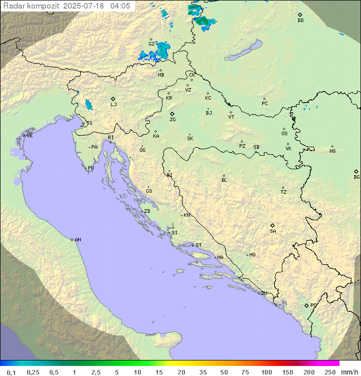 Padavine Hrvaška