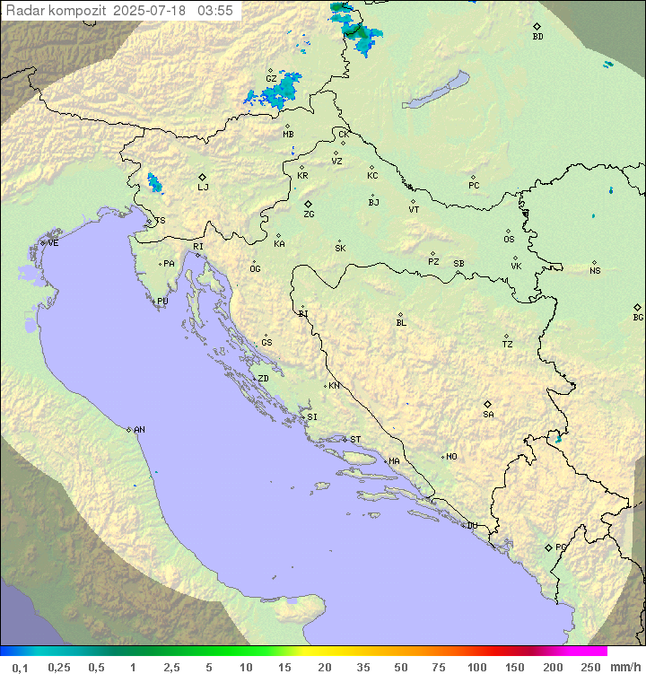 Padavine Hrvaška
