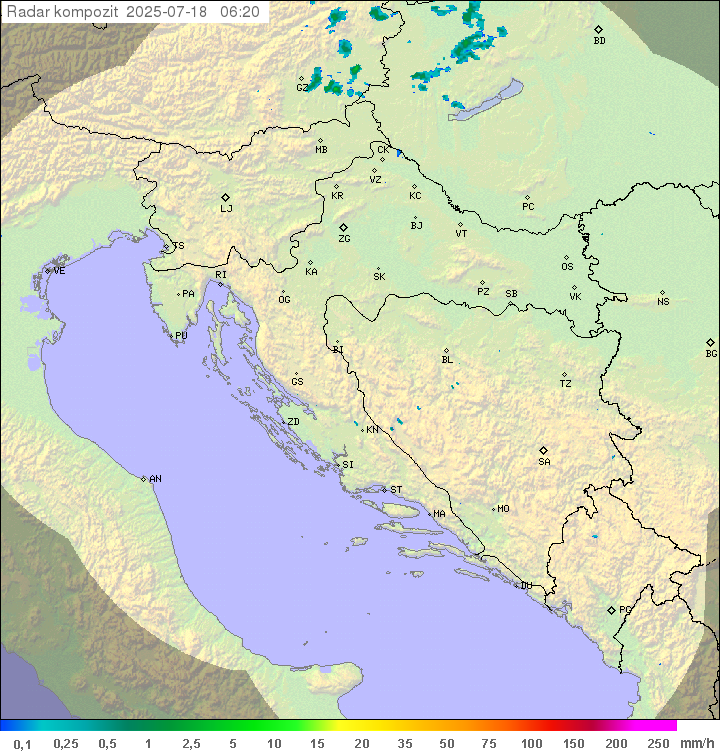 Padavine Hrvaška