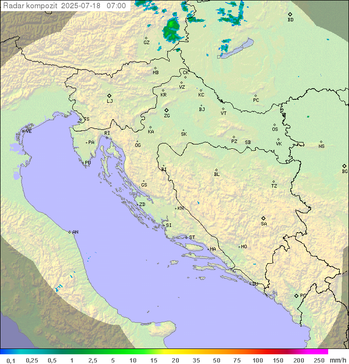 Padavine Hrvaška