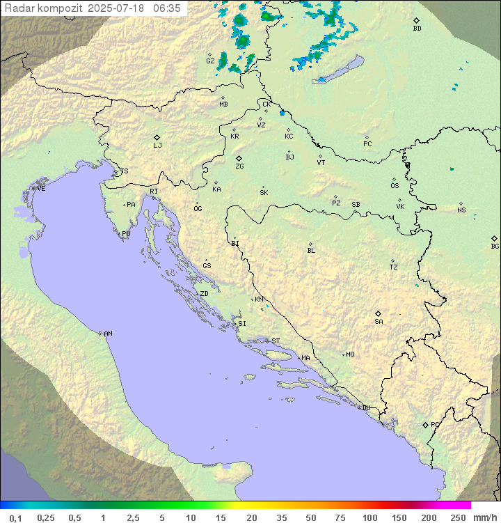Padavine Hrvaška