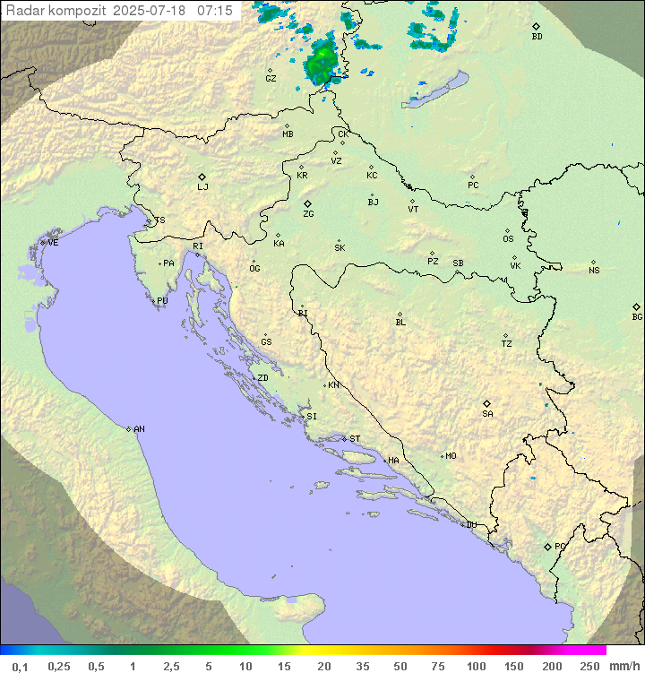 Padavine Hrvaška