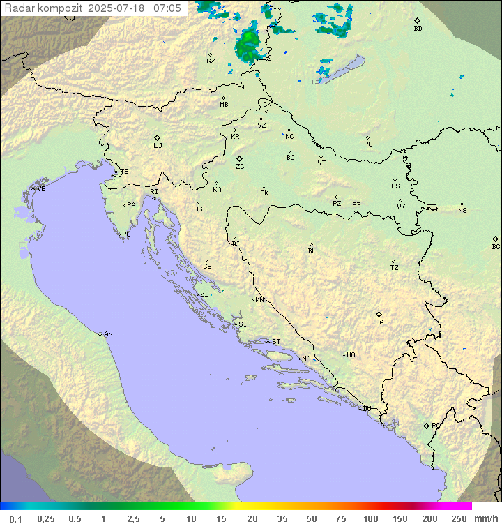 Padavine Hrvaška