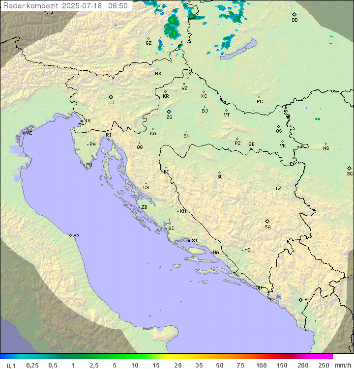 Padavine Hrvaška