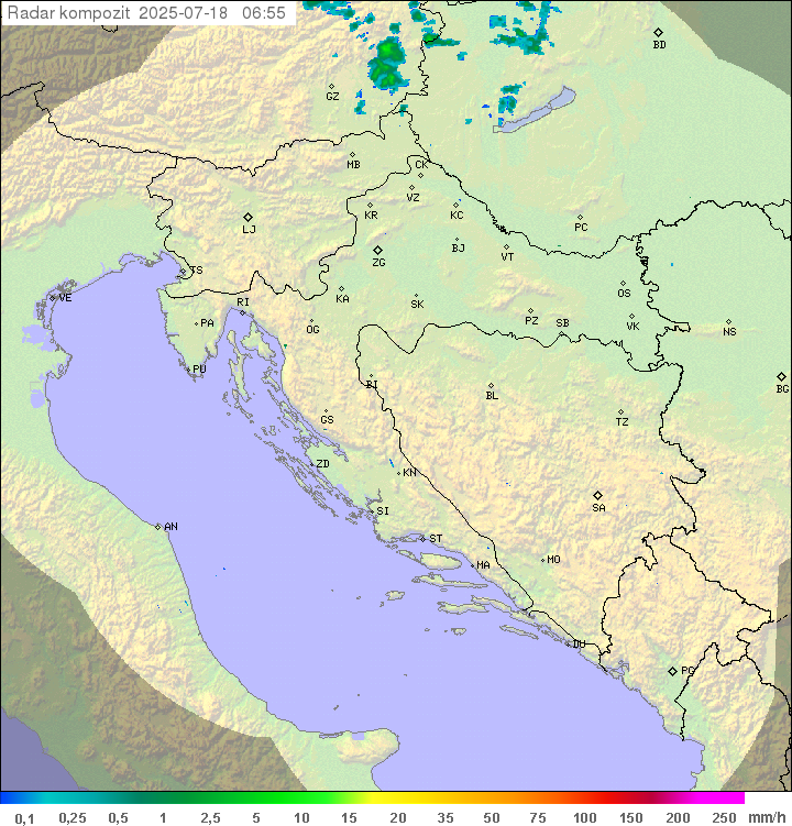 Padavine Hrvaška