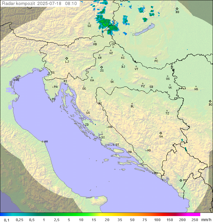 Padavine Hrvaška