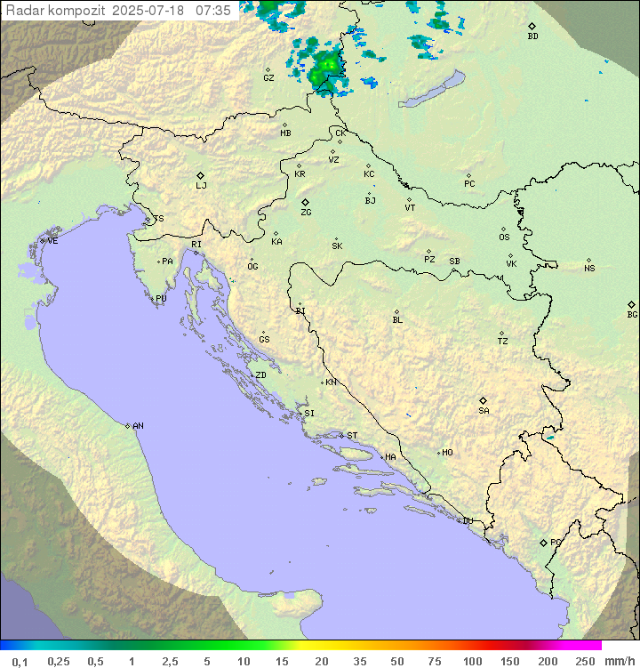 Padavine Hrvaška