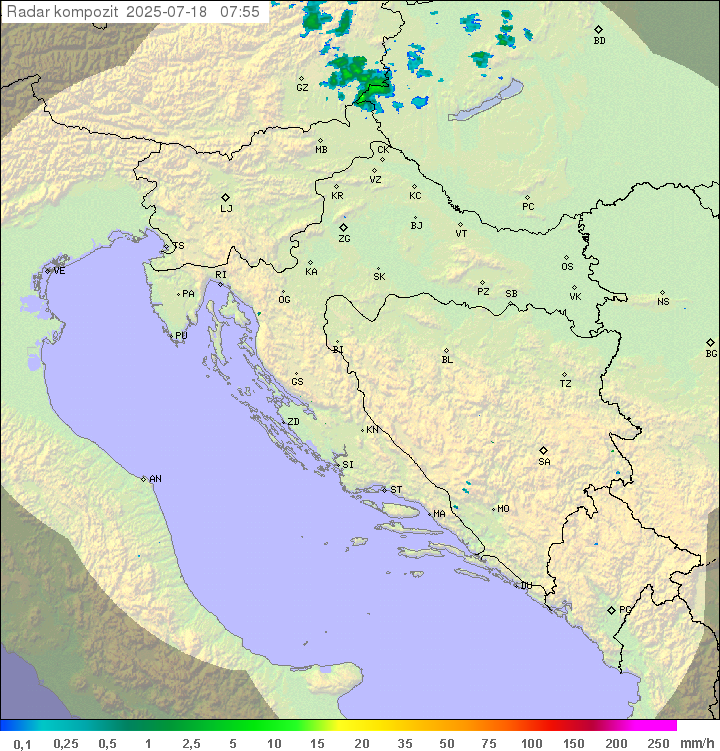 Padavine Hrvaška