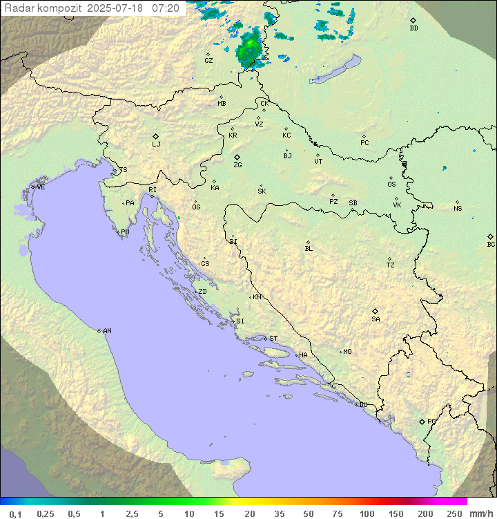 Padavine Hrvaška