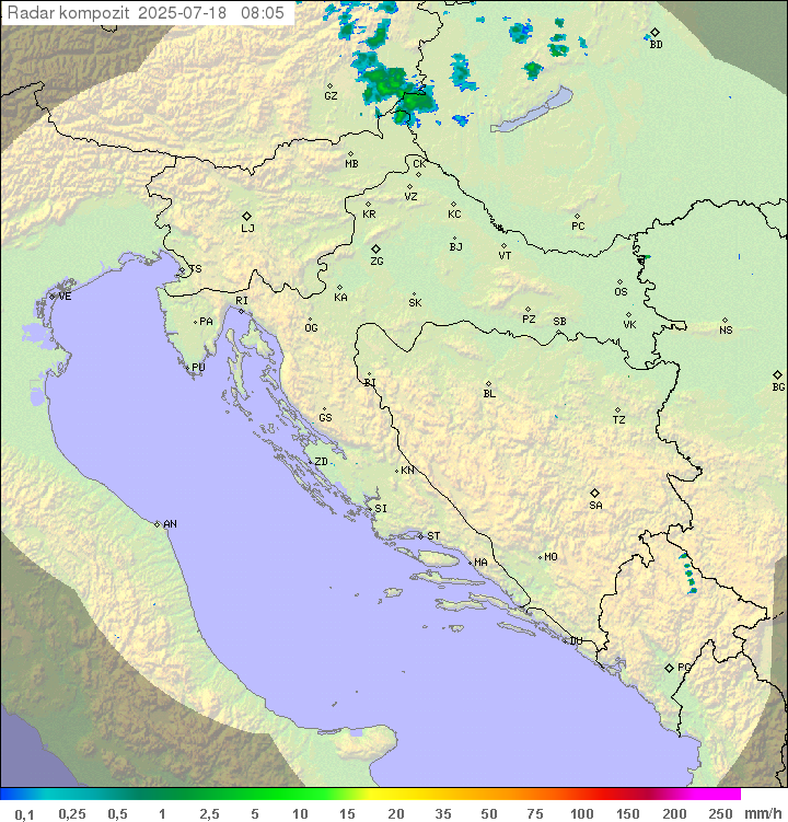 Padavine Hrvaška