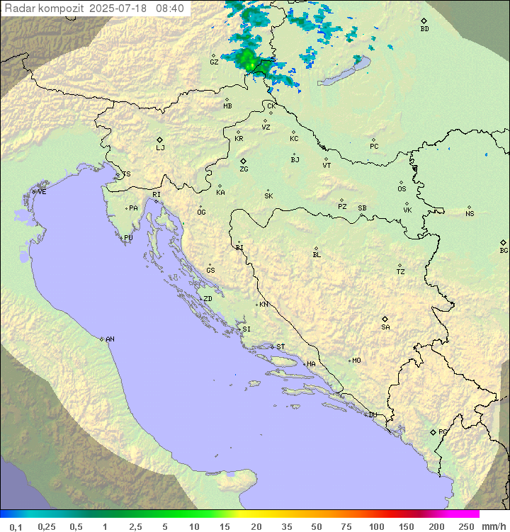 Padavine Hrvaška