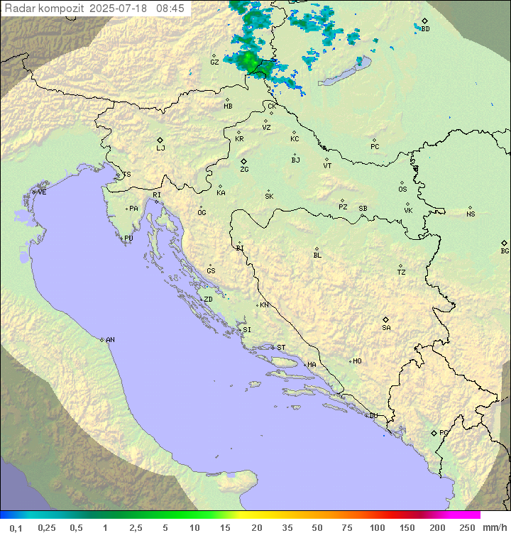 Padavine Hrvaška