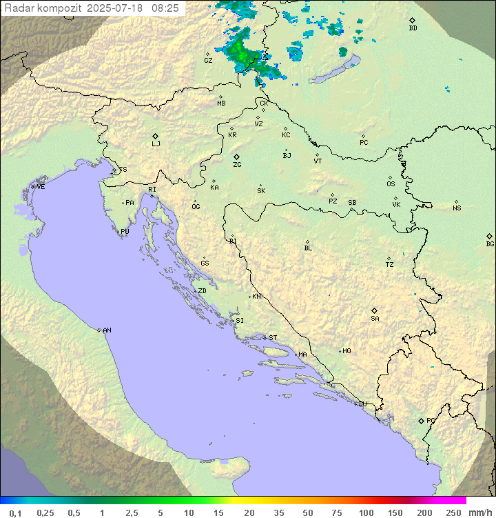 Padavine Hrvaška
