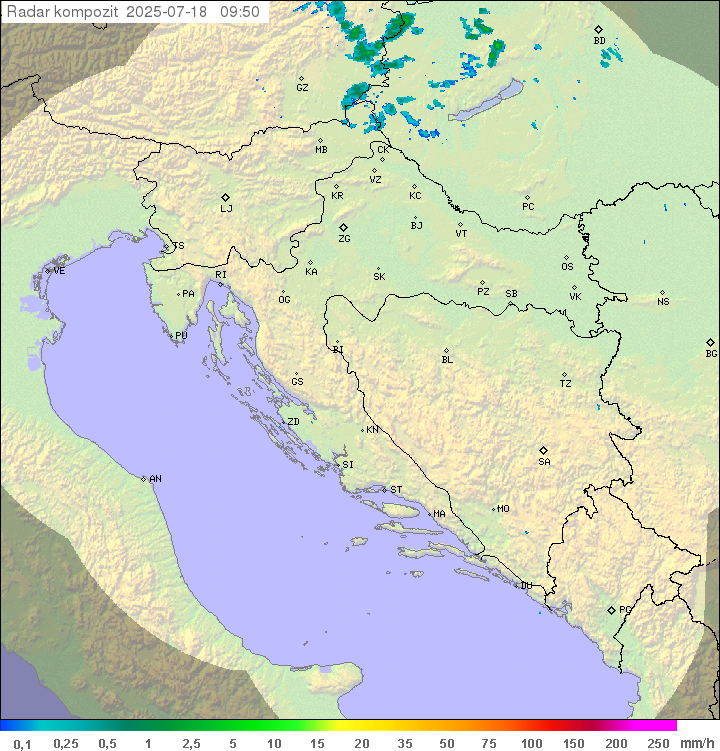 Padavine Hrvaška