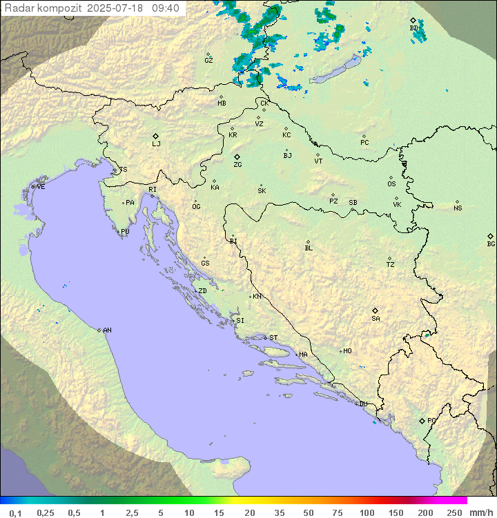 Padavine Hrvaška