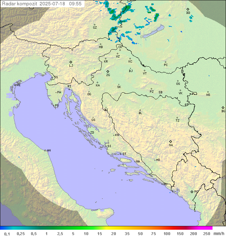 Padavine Hrvaška