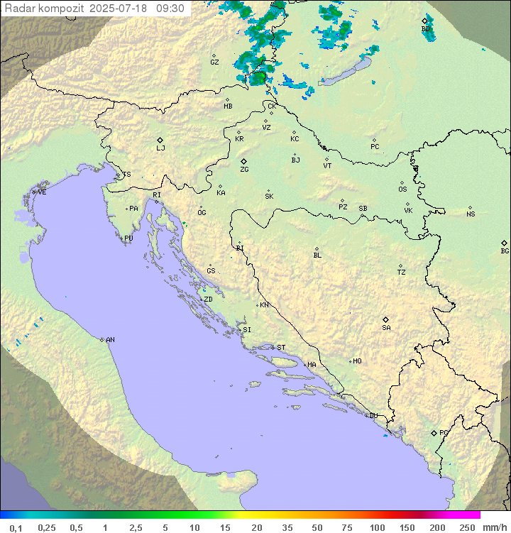 Padavine Hrvaška