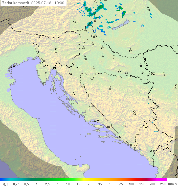 Padavine Hrvaška
