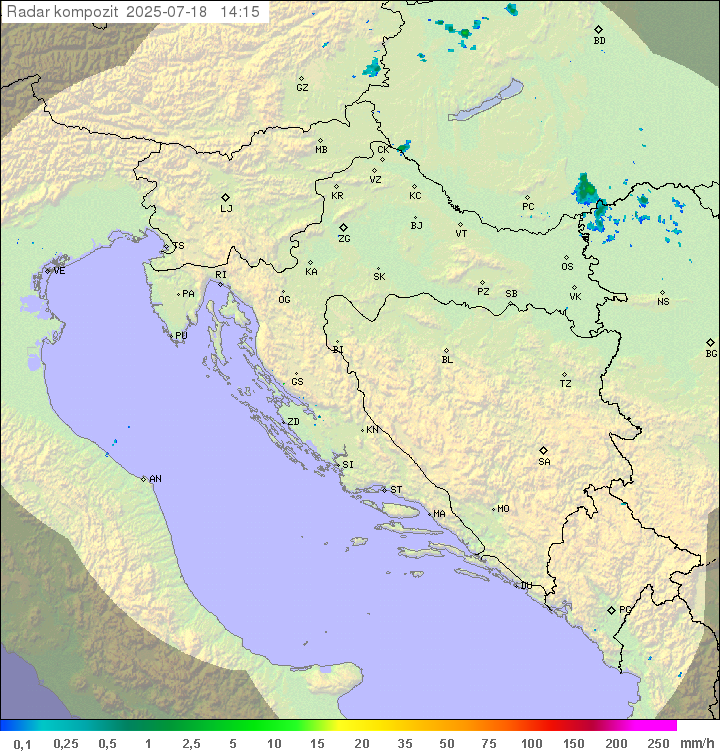 Padavine Hrvaška