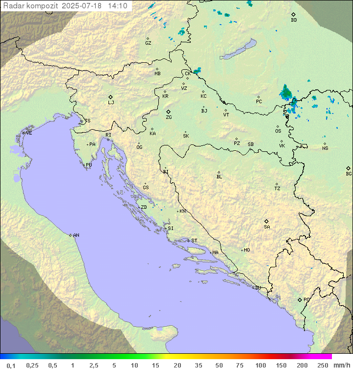 Padavine Hrvaška