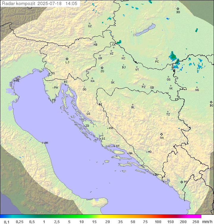 Padavine Hrvaška