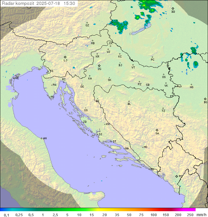 Padavine Hrvaška